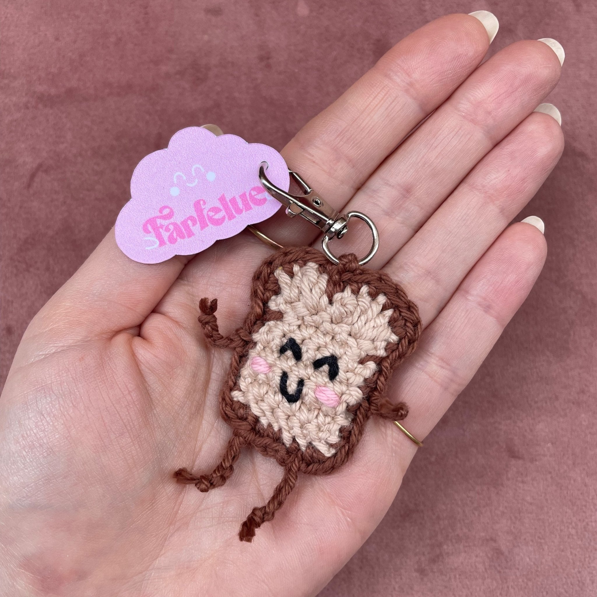 Porte - clé Farfelue en crochet fait main - Farfelue