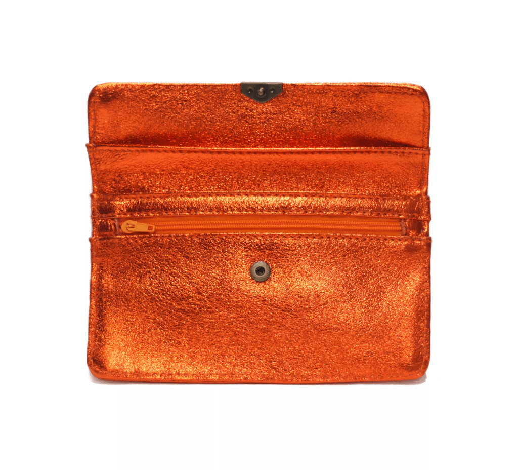 Portefeuille en cuir pailleté - Farfelue
