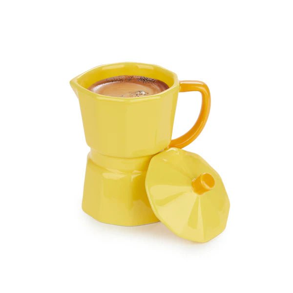 Tasse en forme de cafetière italienne - Farfelue